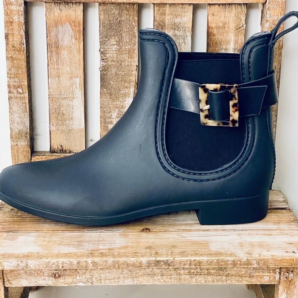 New in Box Sz 8 Ferrera Couture by Henry Ferrera Clarity-10 Rain Booties Boots